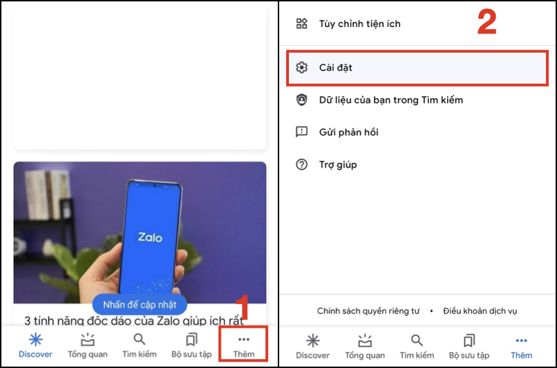 V&agrave;o C&agrave;i đặt